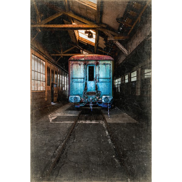 URBEX BLUE TRAIN (90x130cm) URBEX BLUE TRAIN (90x130cm)